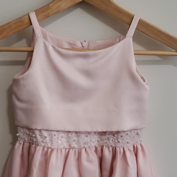 Us Angels flower girl dress in blush, size 5 - Picture 2 of 4